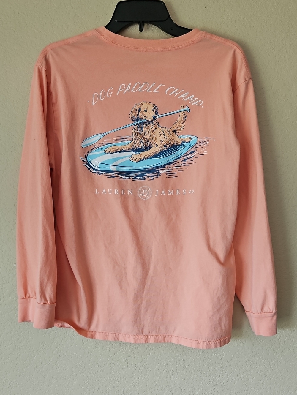 Lauren James Long Sleeve Dog Paddle Boarding Large
